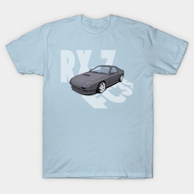 Mazda RX-7 FC3s T-Shirt by ArtyMotive